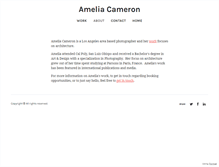 Tablet Screenshot of ameliacameronphotography.com